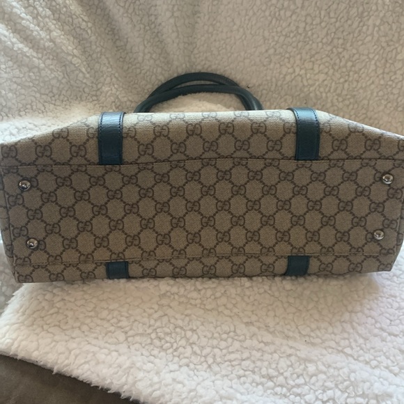 VINTAGE Gucci GG Supreme Large Tote - Picture 7 of 11